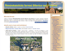 Tablet Screenshot of farnost-bilovice.cz